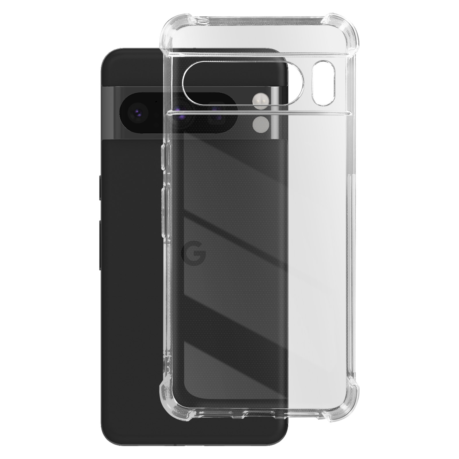 Funda  Google Pixel 8 Case, Para Google Pixel 8, Silicona, Carbón