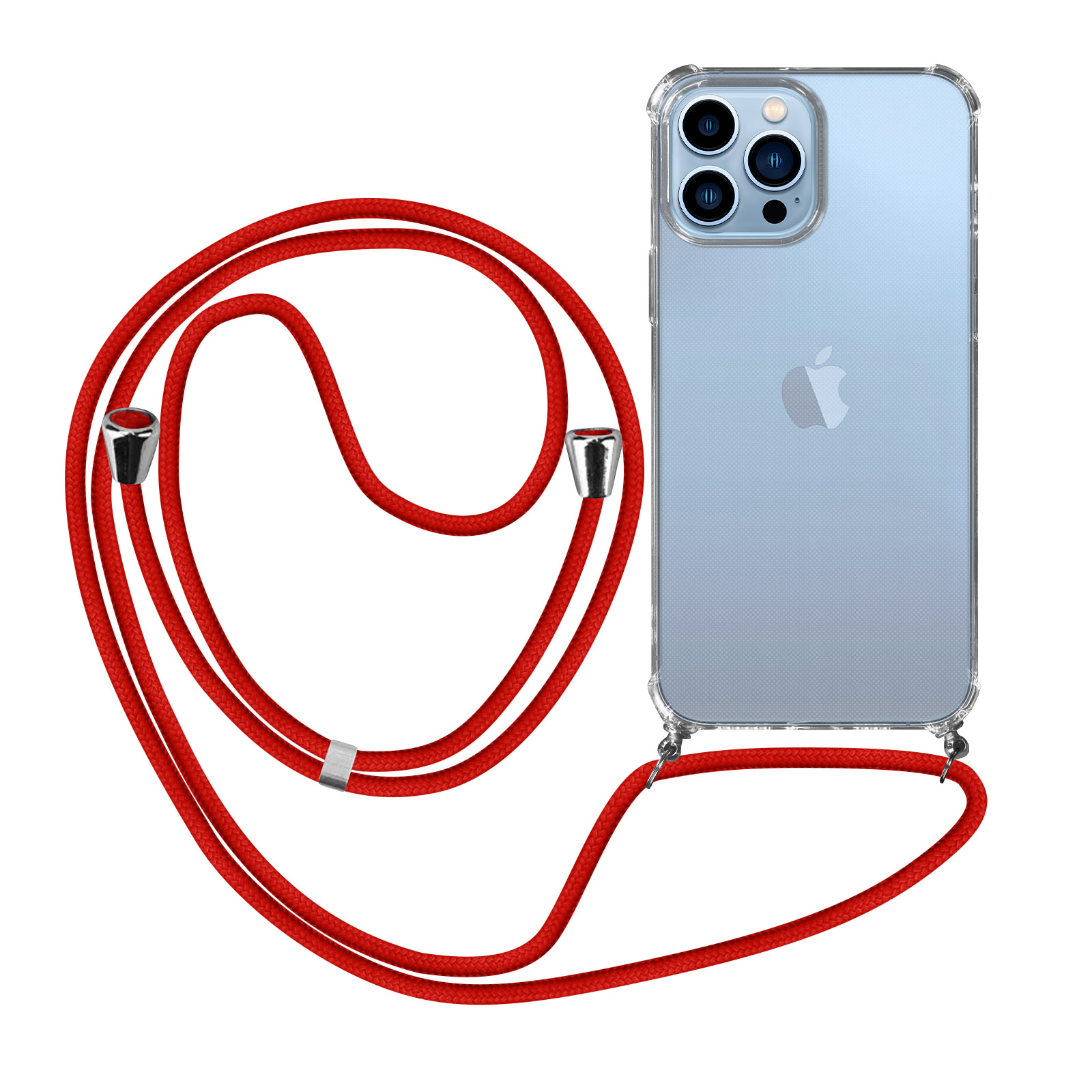 Funda antigolpes con cuerda iPhone 13 Pro Max 