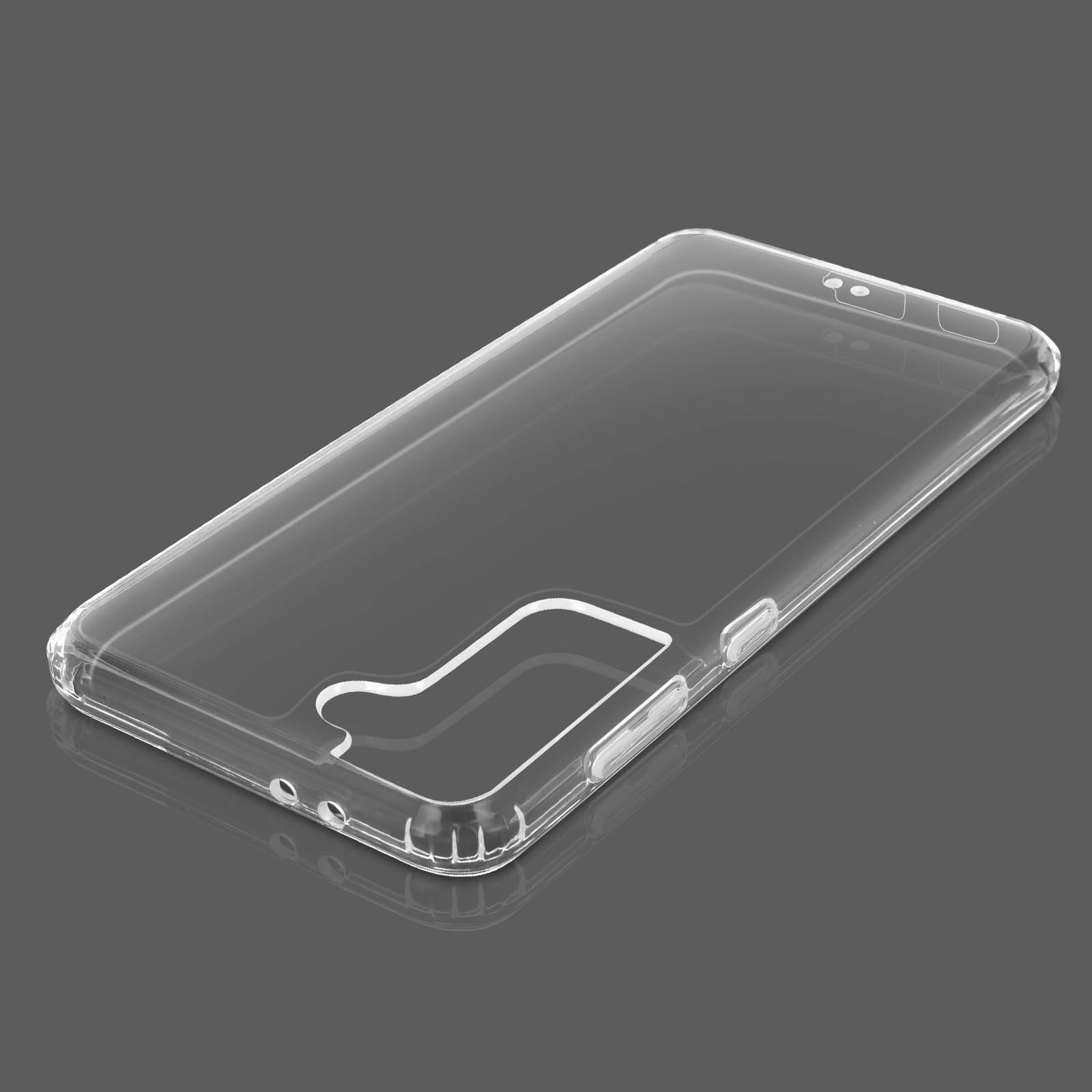 Coque Samsung Galaxy S21 Plus Transparente, Dos Cristal Rigide