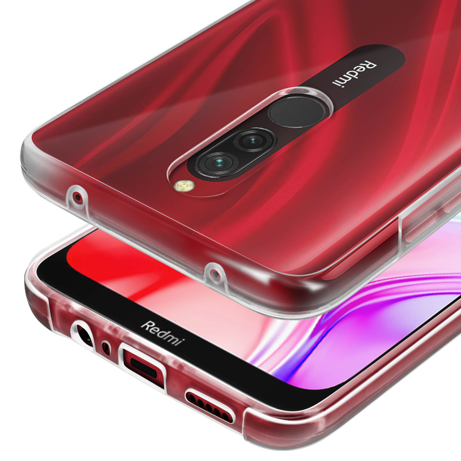 Funda Carcasa protectora integral Frontal + Trasera rígida - Transparente  para Xiaomi Redmi 9A - Spain