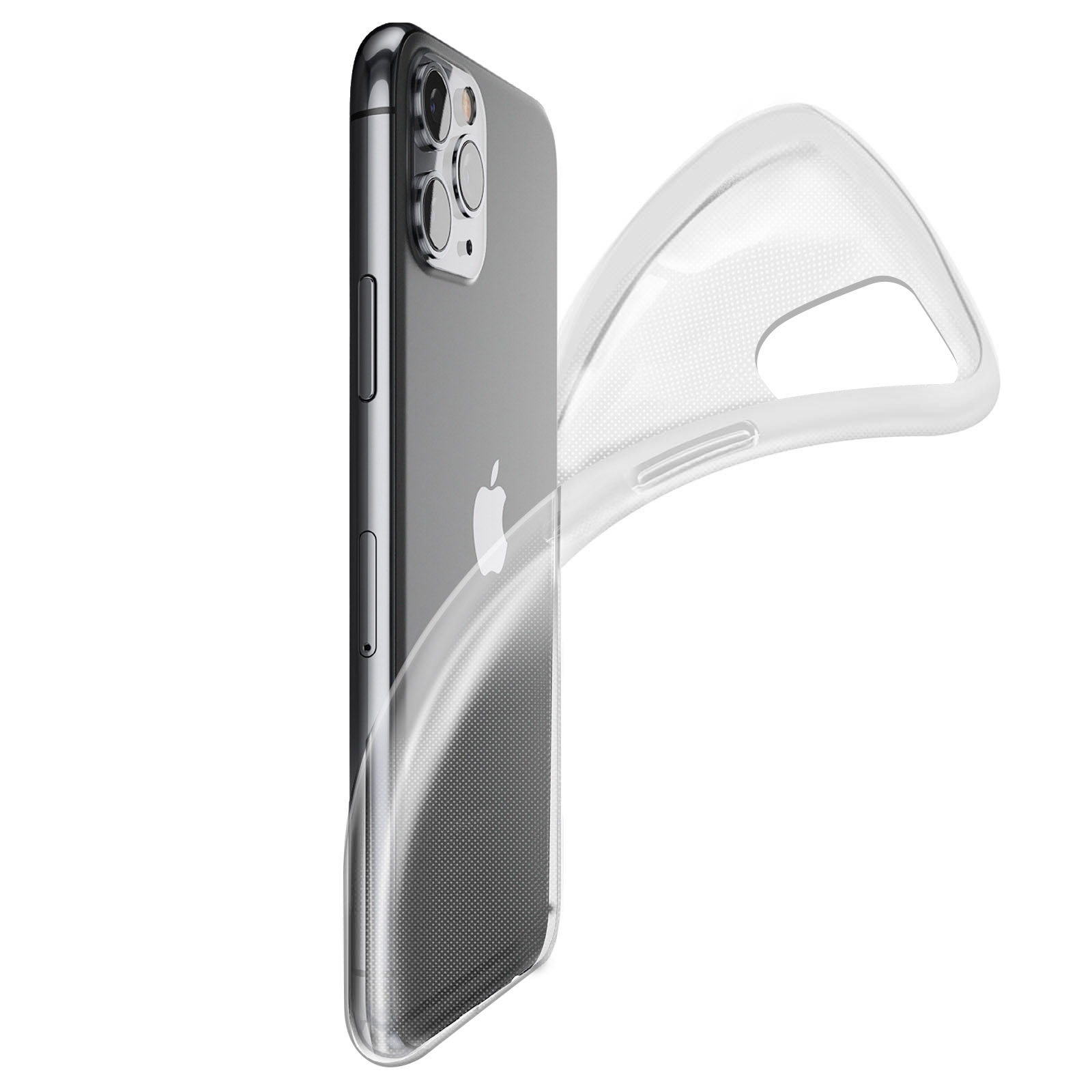 NEW'C Coque pour iPhone 11 Ultra Transparente Silicone en Gel TPU
