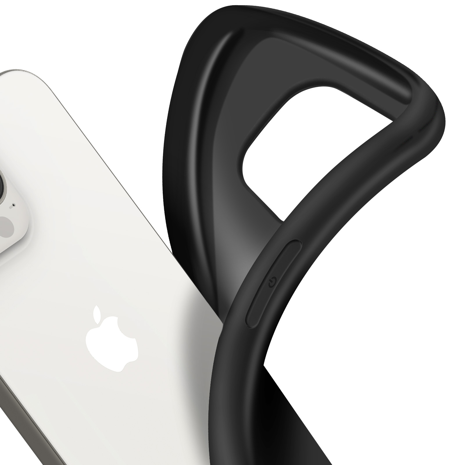 Carcasa iPhone 15 Plus Rígida Negro con Esquinas Flexibles Antigolpes -  Spain