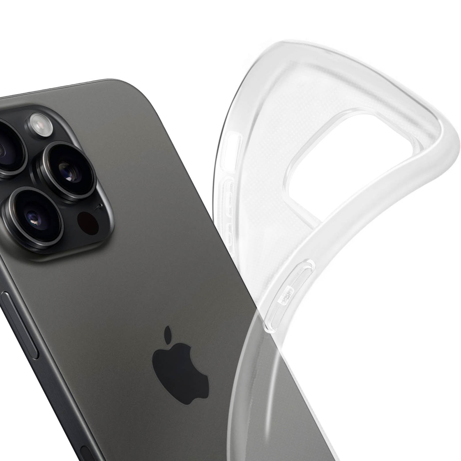 Funda Carcasa Apple Iphone 15 Pro Max (5g) Gel Tpu Silicona