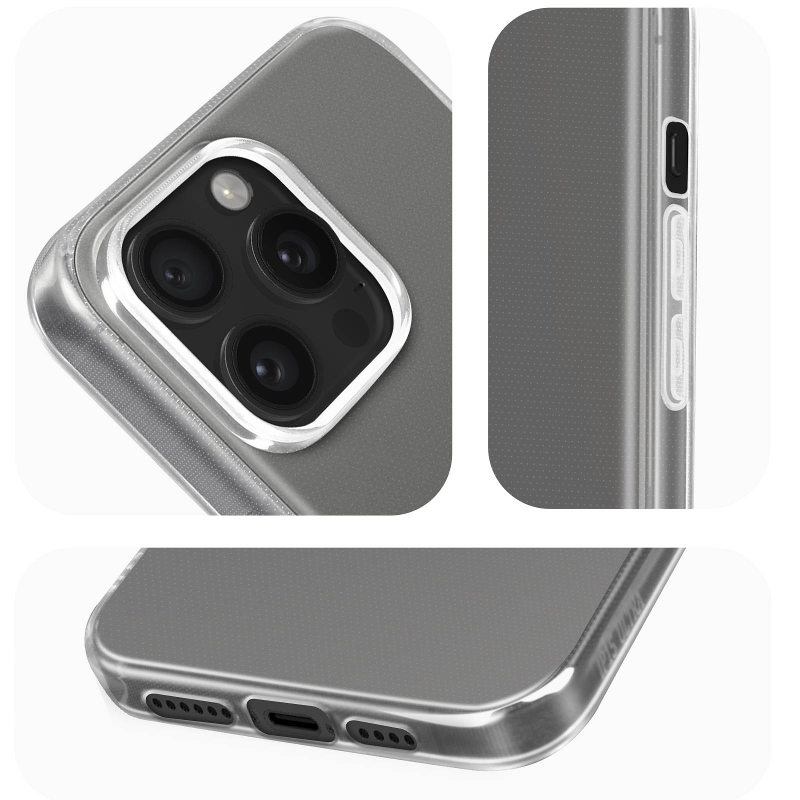 Funda Carcasa Apple Iphone 15 (5g) Gel Tpu Silicona Transparente