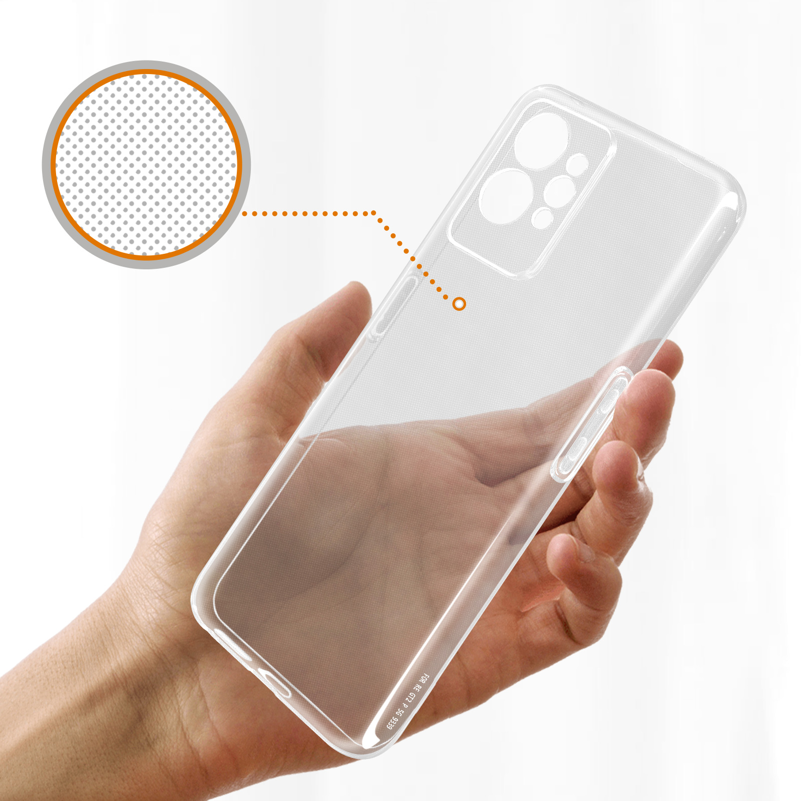 Coque Realme GT2 Pro Gel de Silicona Flexible transparente, Ultrafina -  Spain
