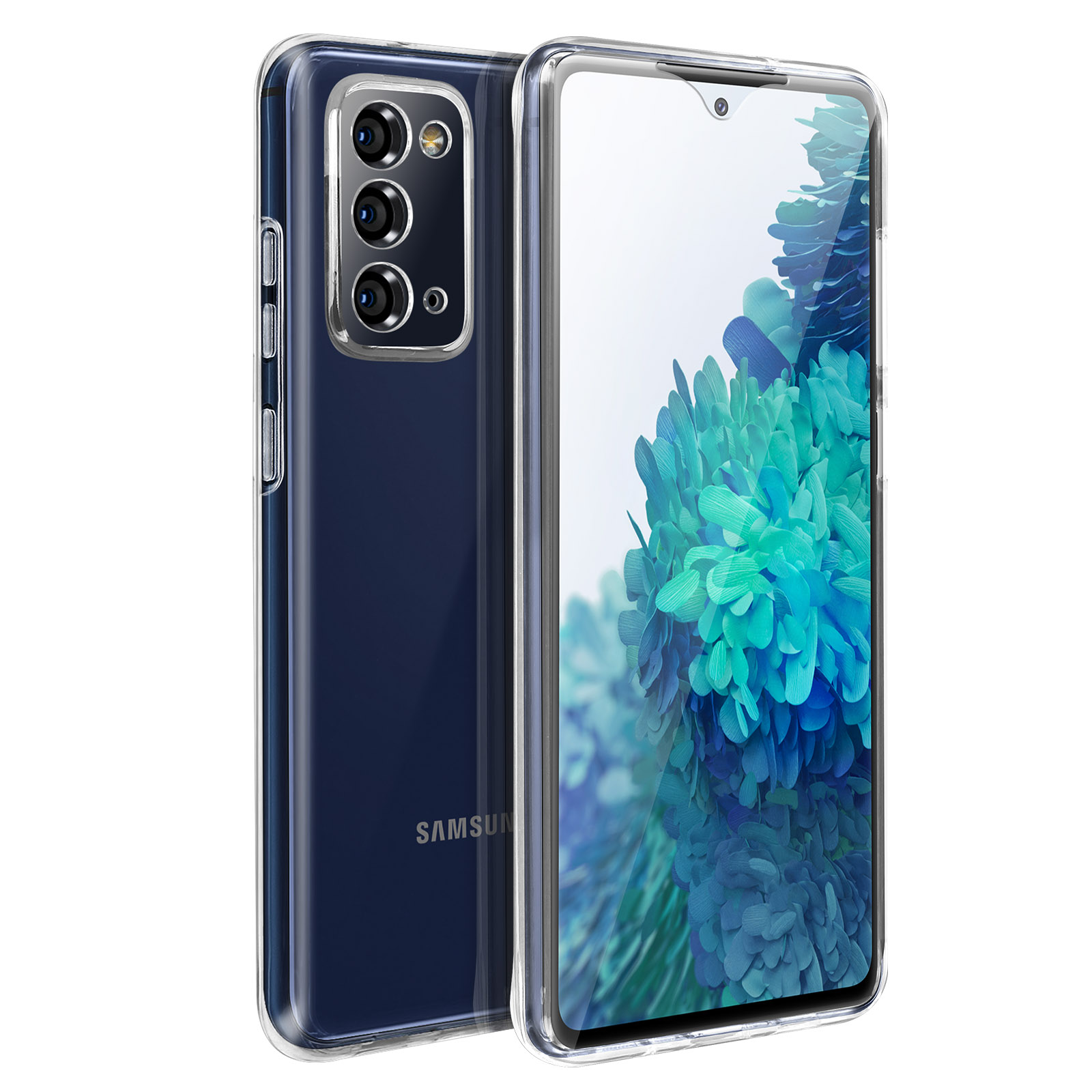 Coque Samsung Galaxy S20 FE 360 intégrale transparente Feuilles de Palmier  Noir Tendance La Coque Francaise. - Coquediscount