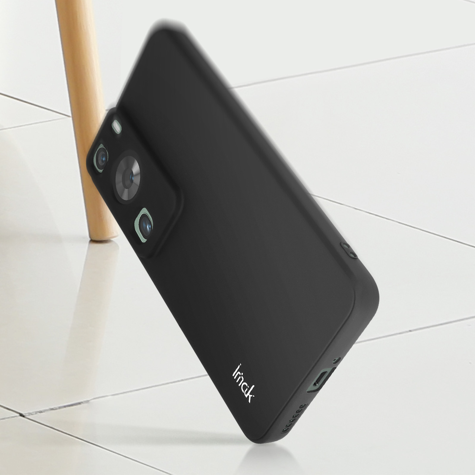 Funda Huawei P Smart Z (4G) Carcasa Gel TPU Silicona PTG + Protector Negro