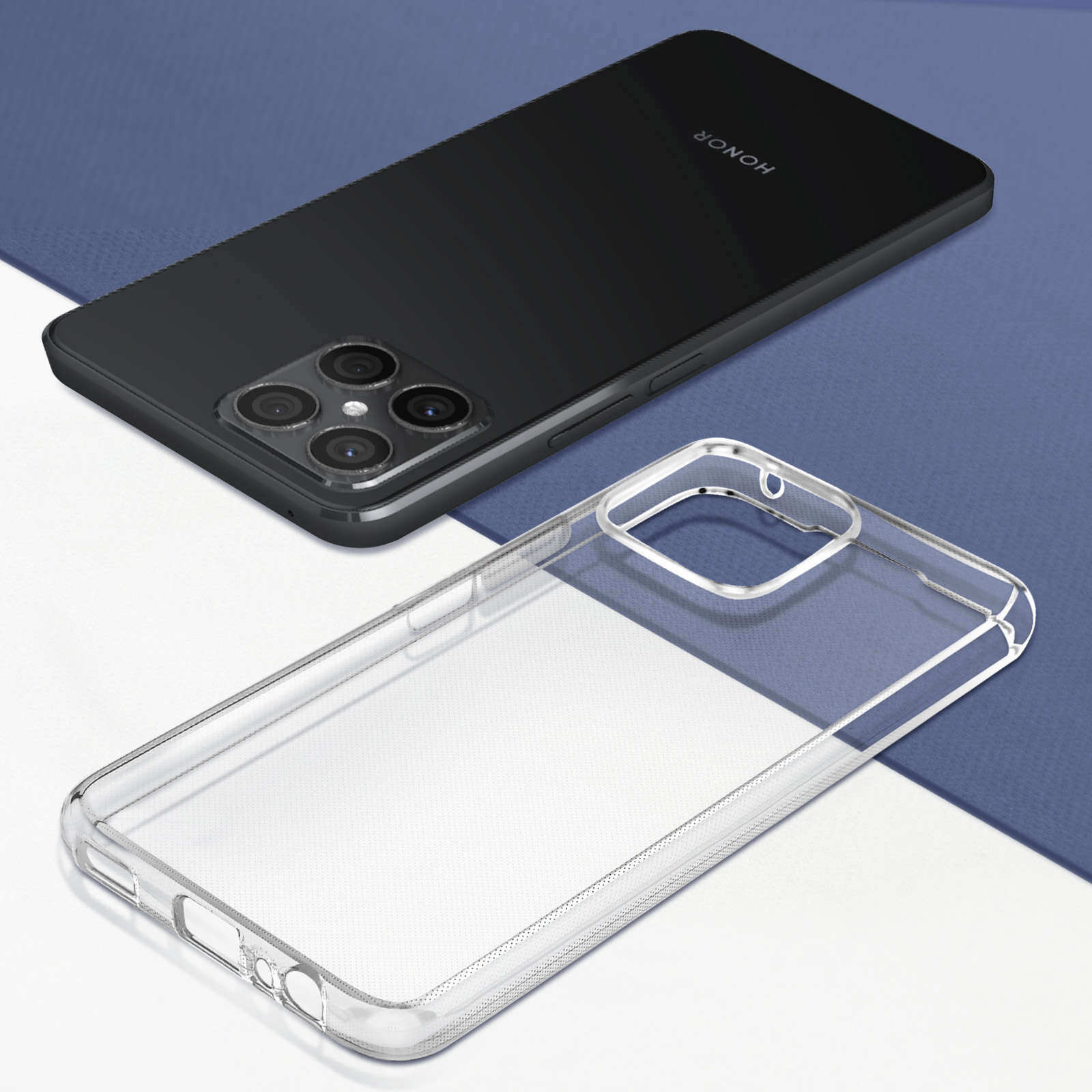 myway funda compatible con Honor 90 Lite transparente