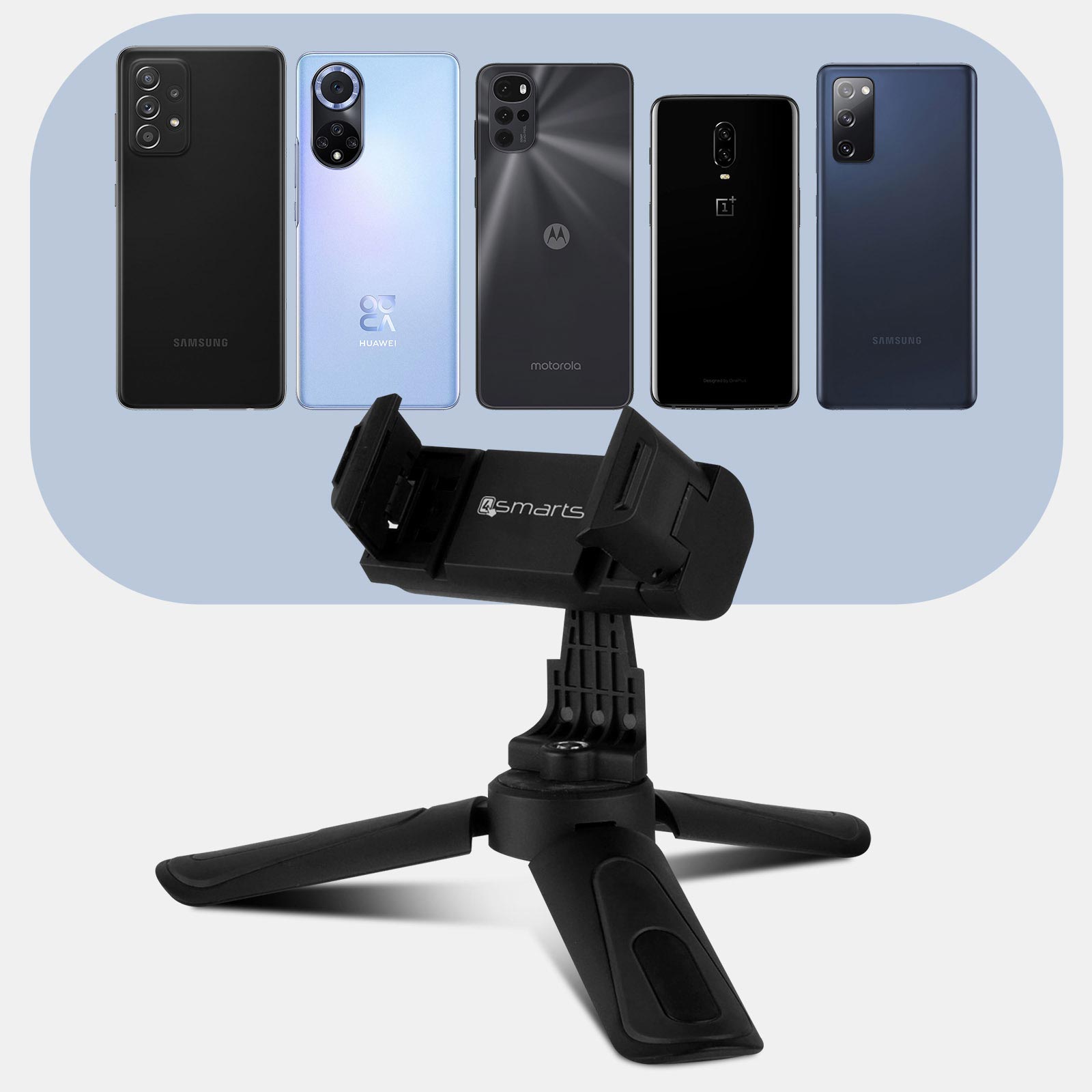 Jianama Mini support de téléphone portable trépied flexible pour smartphone  caméra vidéo noir
