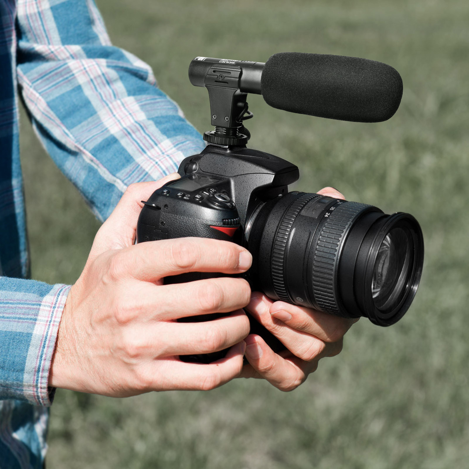 Microfono omnidirezionale professionale per smartphone / fotocamera, jack  3,5 mm, treppiedi per Vlog, e video - Italiano