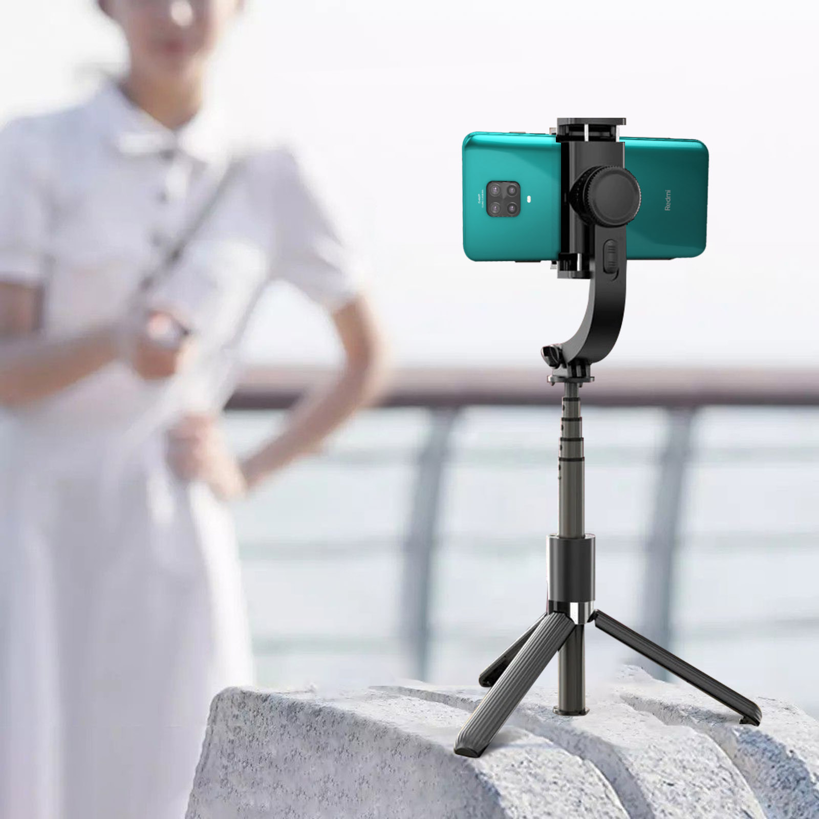 Stabilisateur Perche caméra pour smartphone - Label Emmaüs