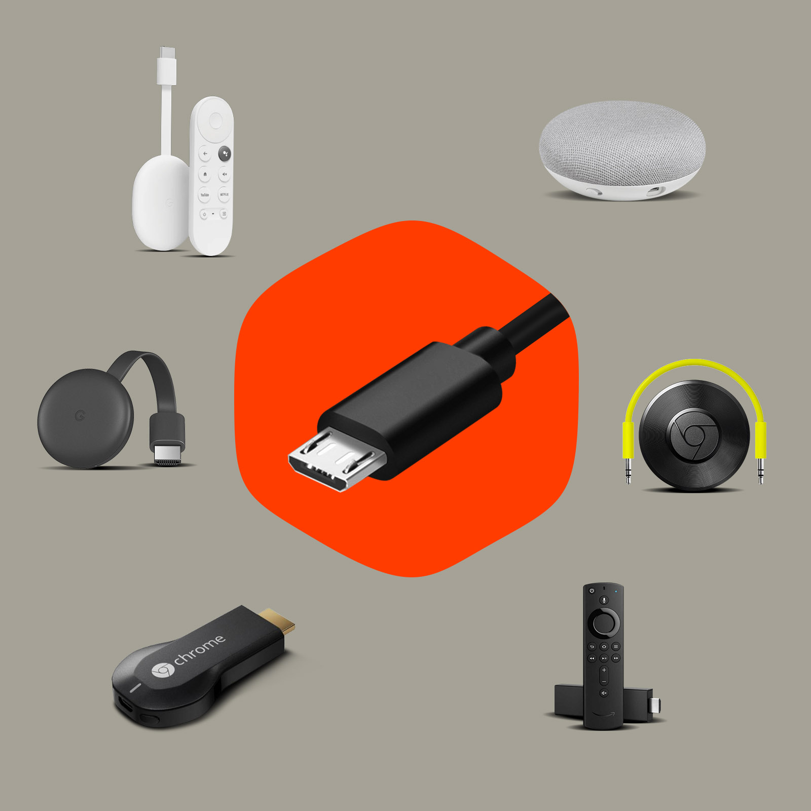 Adaptateur Ethernet pour Fire Tv Stick Google Home Mini Chromecast