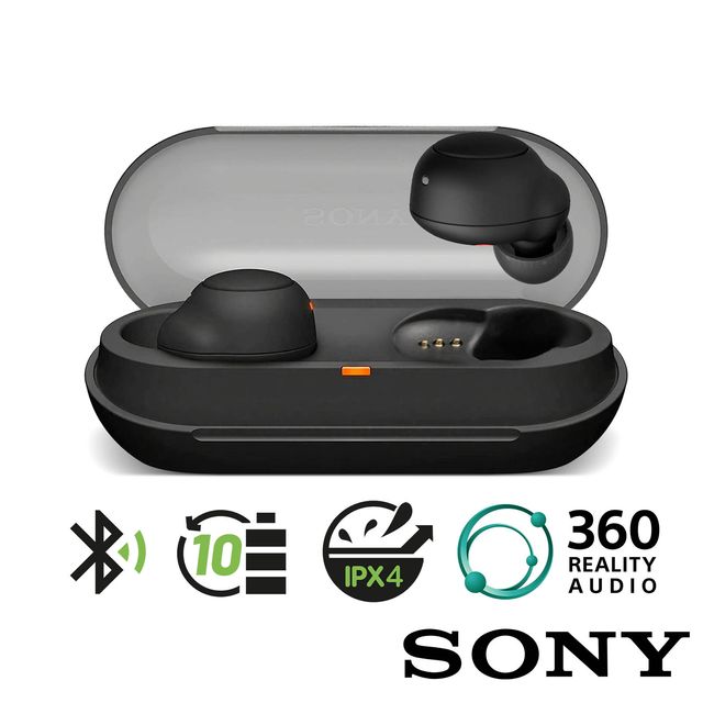 Implementar industria níquel Auriculares inalámbricos originales de Sony, Bluetooth 5.0 con manos libres,  resistentes al agua IPX4 - Negro - Spain