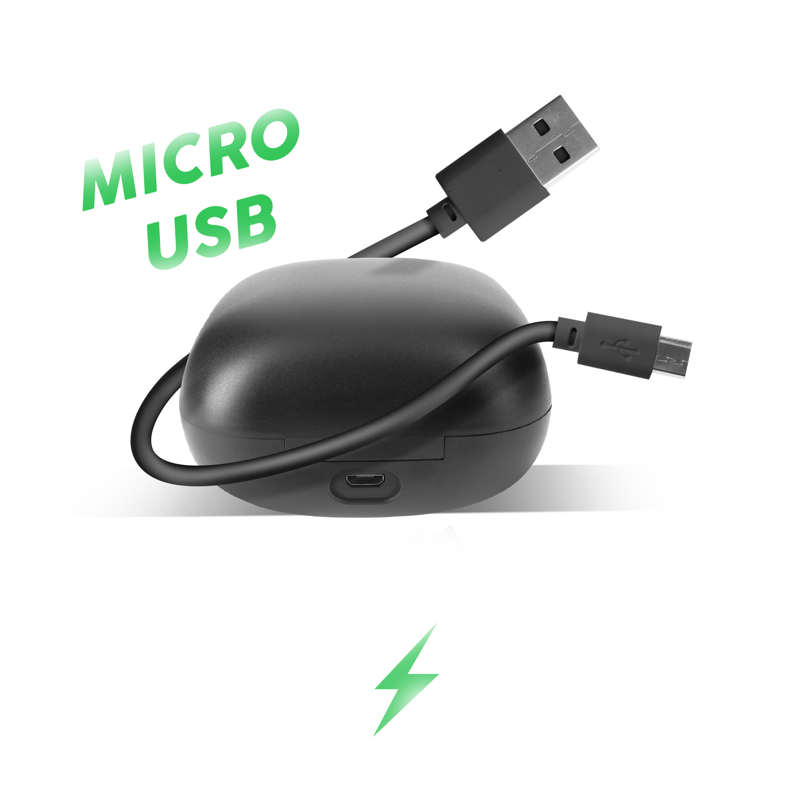 Offene Ohrkopfhörer Bluetooth 5.3 - Sport-Kopfhörer Mit 6h Akku & Ladehülle