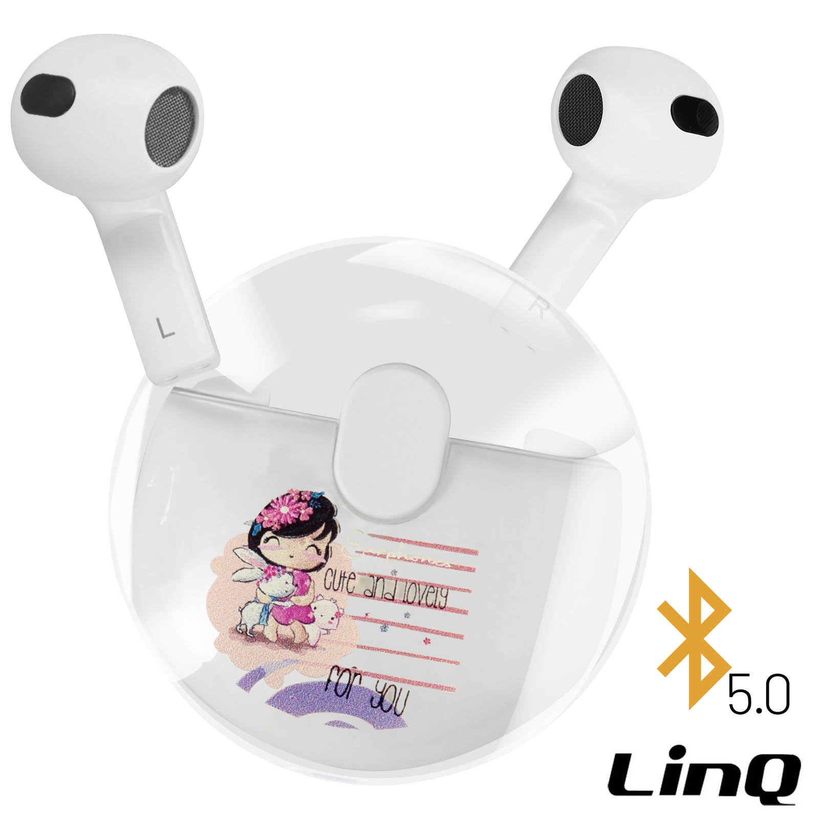 Écouteurs Bluetooth Sport, Magnétique Tour du Cou, LinQ - Français