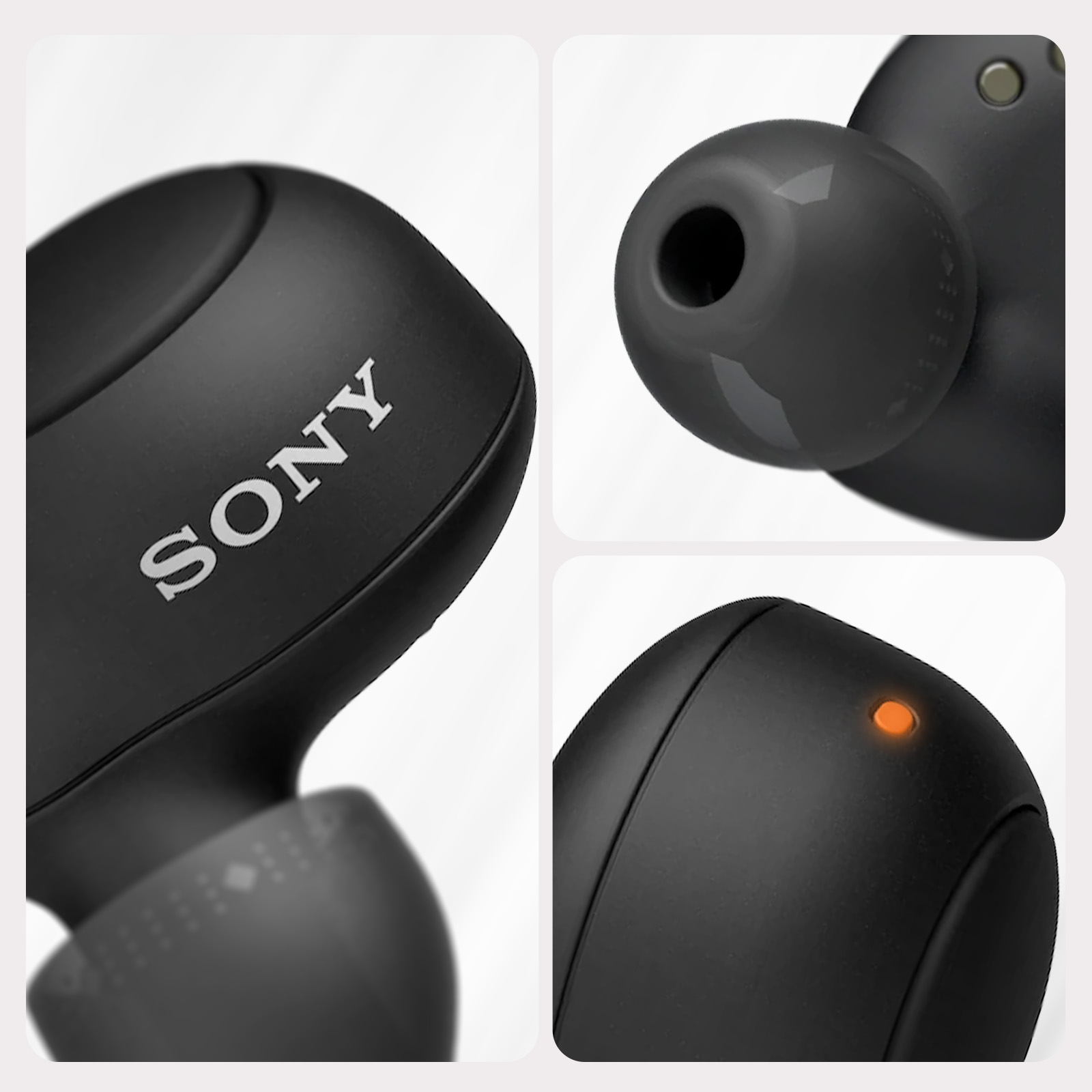Écouteurs Sans Fil Original Sony, Bluetooth 5.0 avec Kit Main Libre,  Étanche IPX4 - Noir - Français