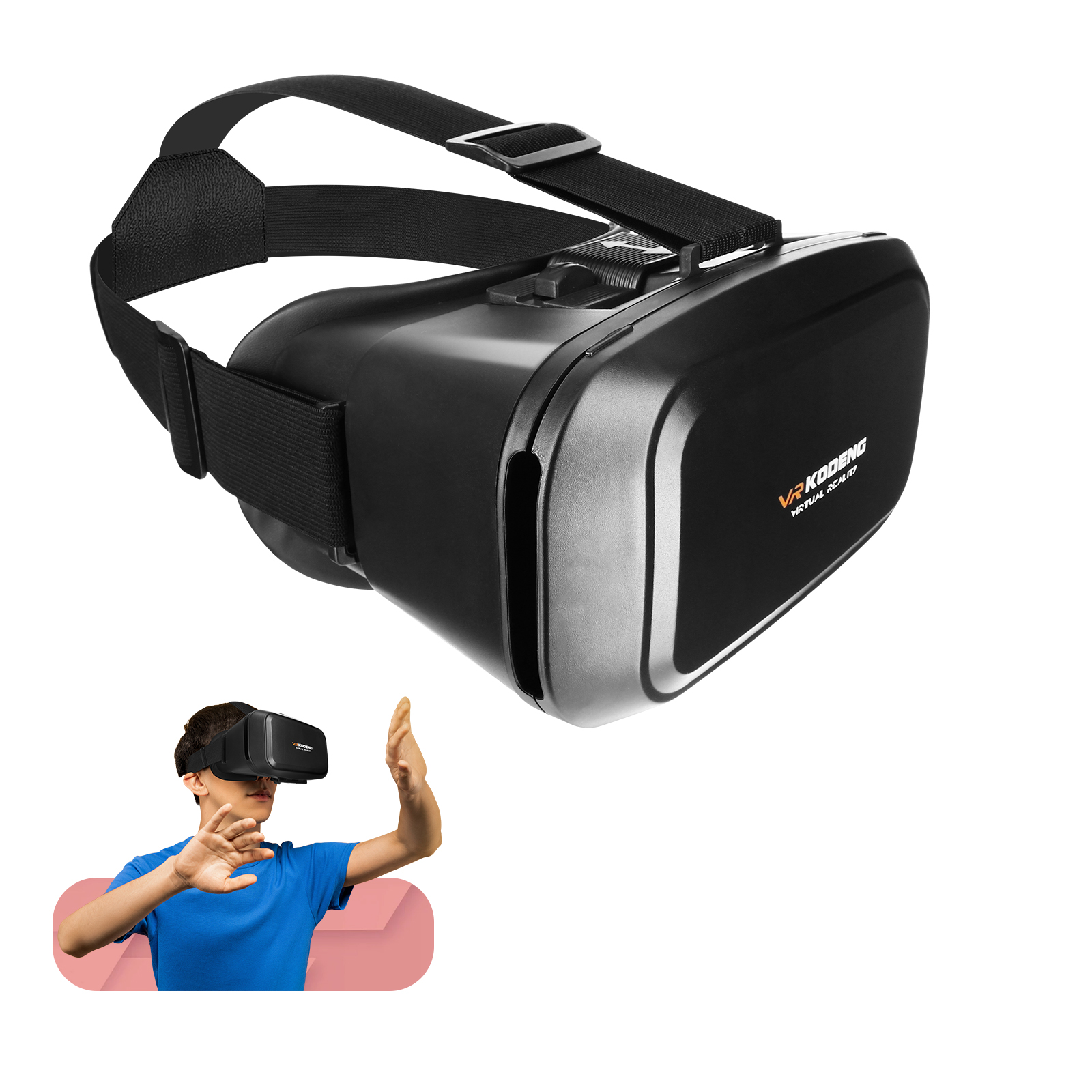 Wewoo - Casque VR pour des smartphone de 4 à 6,5 pouces Verres