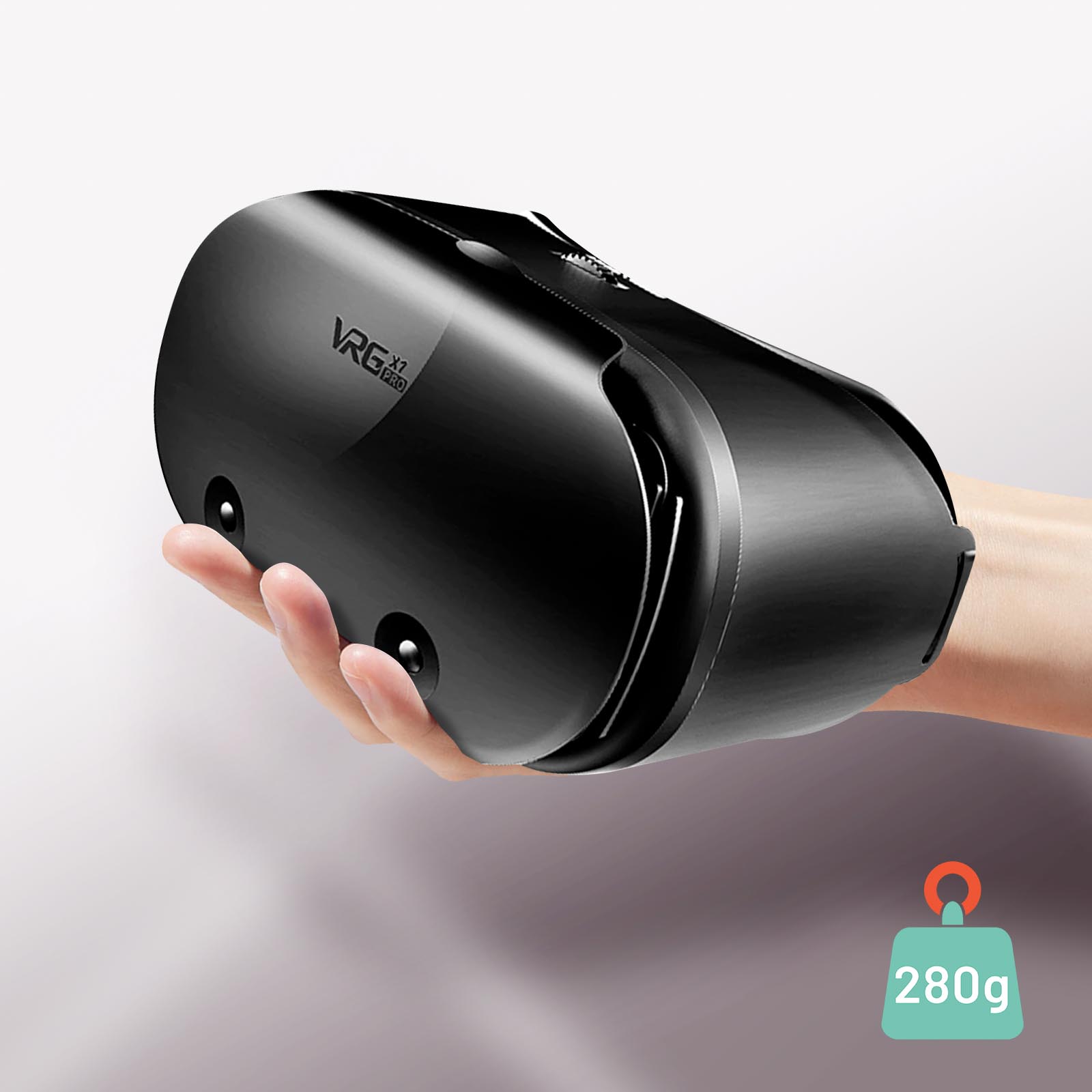 Avizar Casque VR Téléphone 3D Lentilles Anti-Lumière Bleue Audio