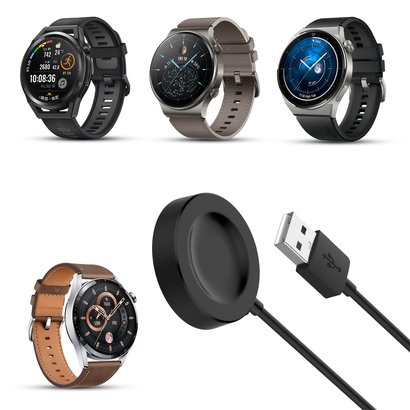 Cargador Smartwatch Huawei GT2 Pro / Watch 3
