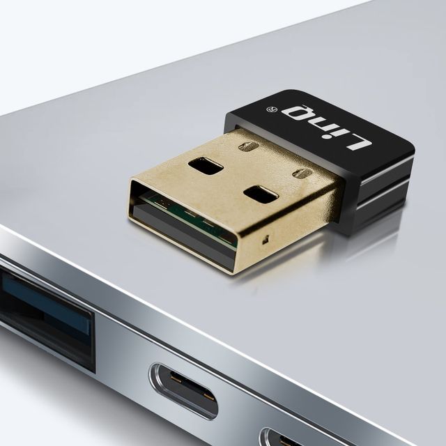 Clave USB 150Mbps, Mini Adaptador WiFi, Format Ultra-Compacto, - Negro - Spain