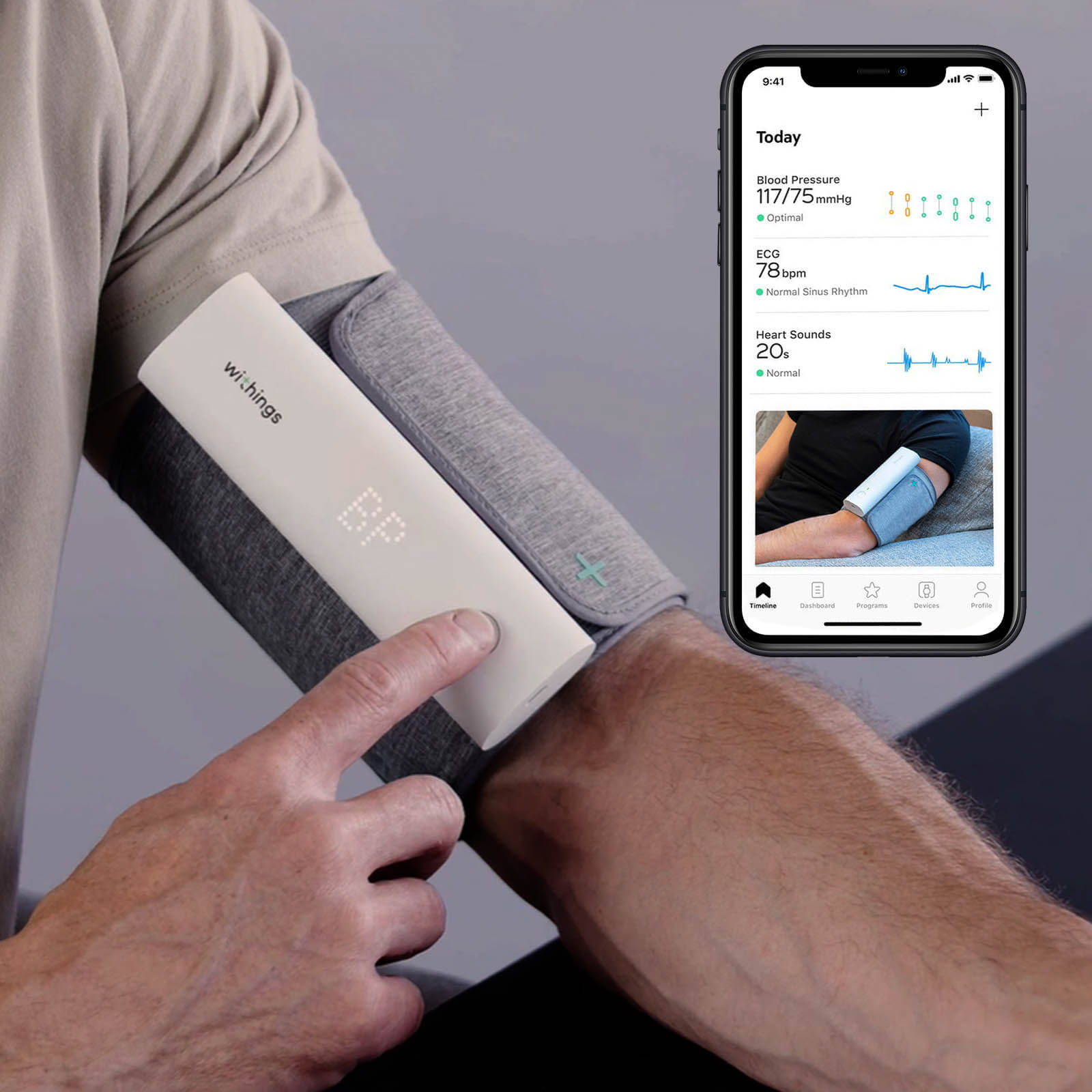 Tensiomètre Connecté Withings BPM Connect Wifi + Bluetooth