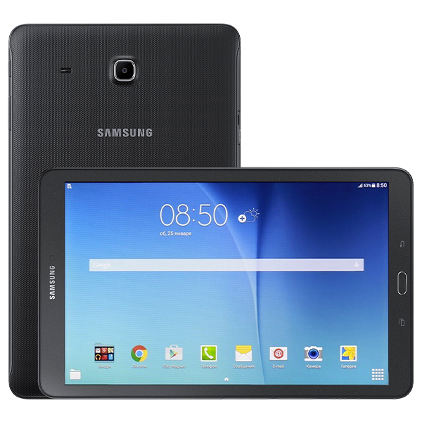PST] Coque Samsung Tab E 9,6 T560 T561 T565, support de tablette en cuir  PU rotatif à 360 degrés 