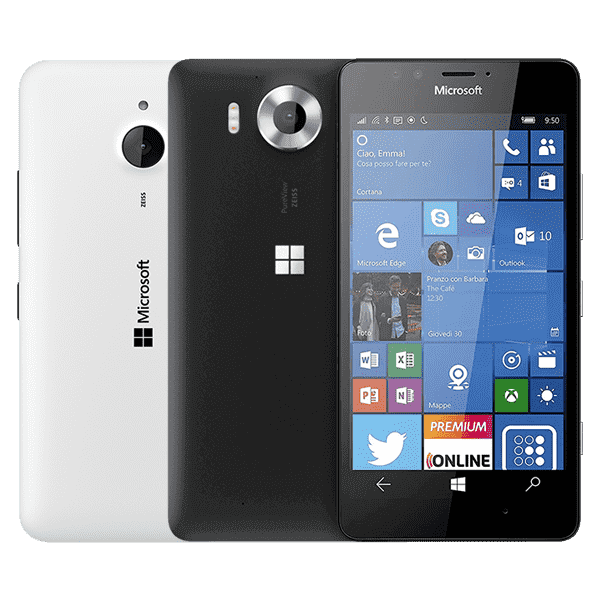 Téléphone Portable Microsoft Lumia 535 / Double SIM / Orangé + SIM Offerte