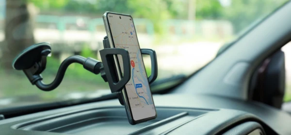 Supporto Telefono Per Cruscotto Auto Clip Molla Regolabile A 360° Gps Smartphone - Foto 4