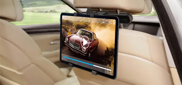 Solution de tablette d'écran tactile pour l'adaptateur de voiture