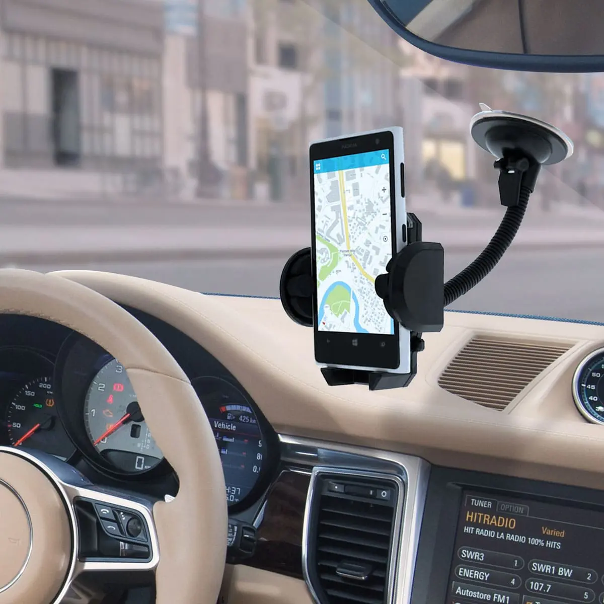 Support téléphone et GPS pour voiture